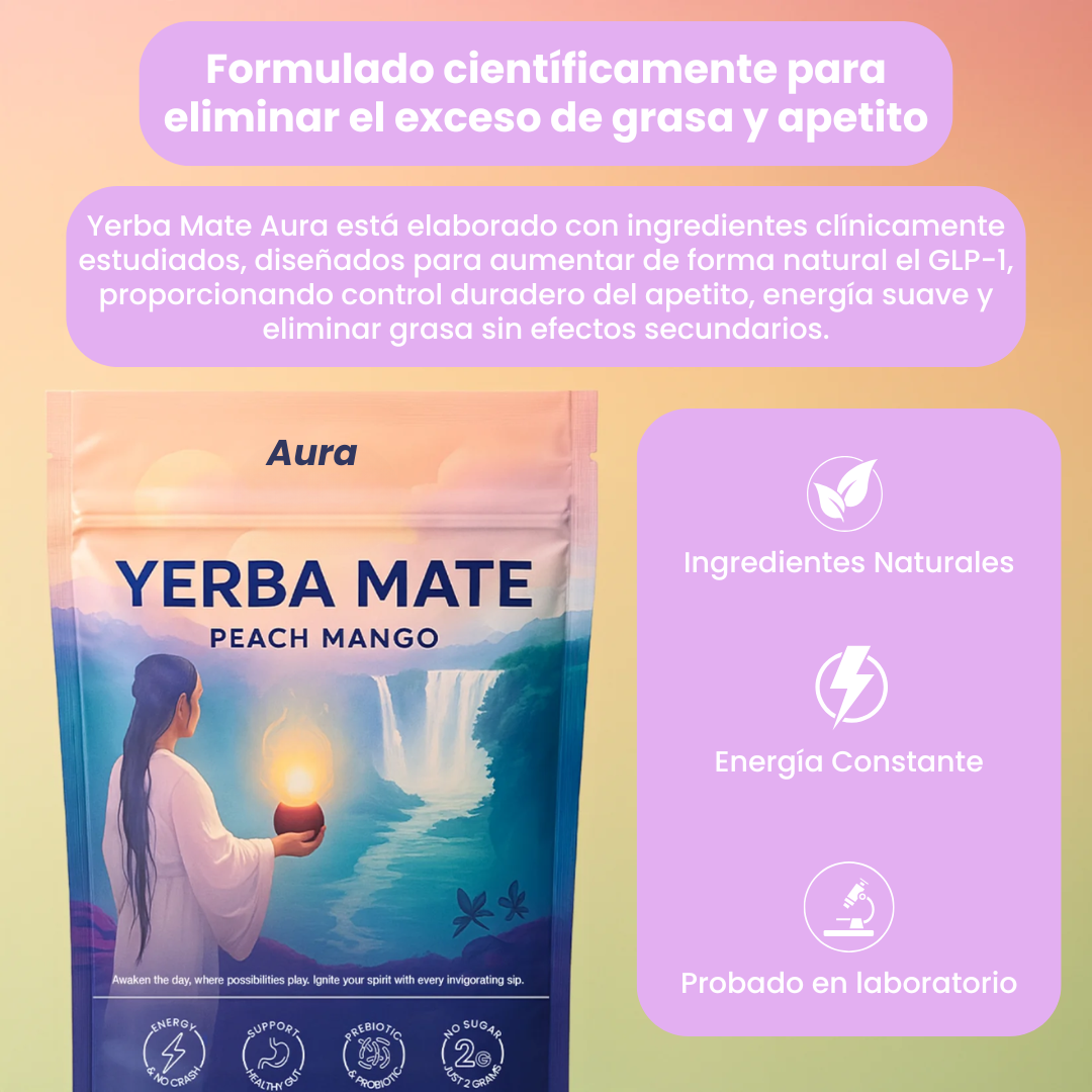 Yerba Mate - Elimina el exceso de grasa y los antojos