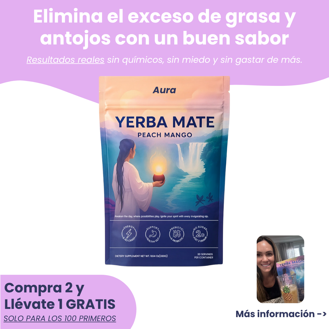 Yerba Mate - Elimina el exceso de grasa y los antojos