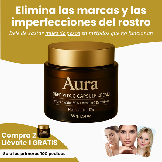 Aura Cápsulas - Crema Facial Avanzada