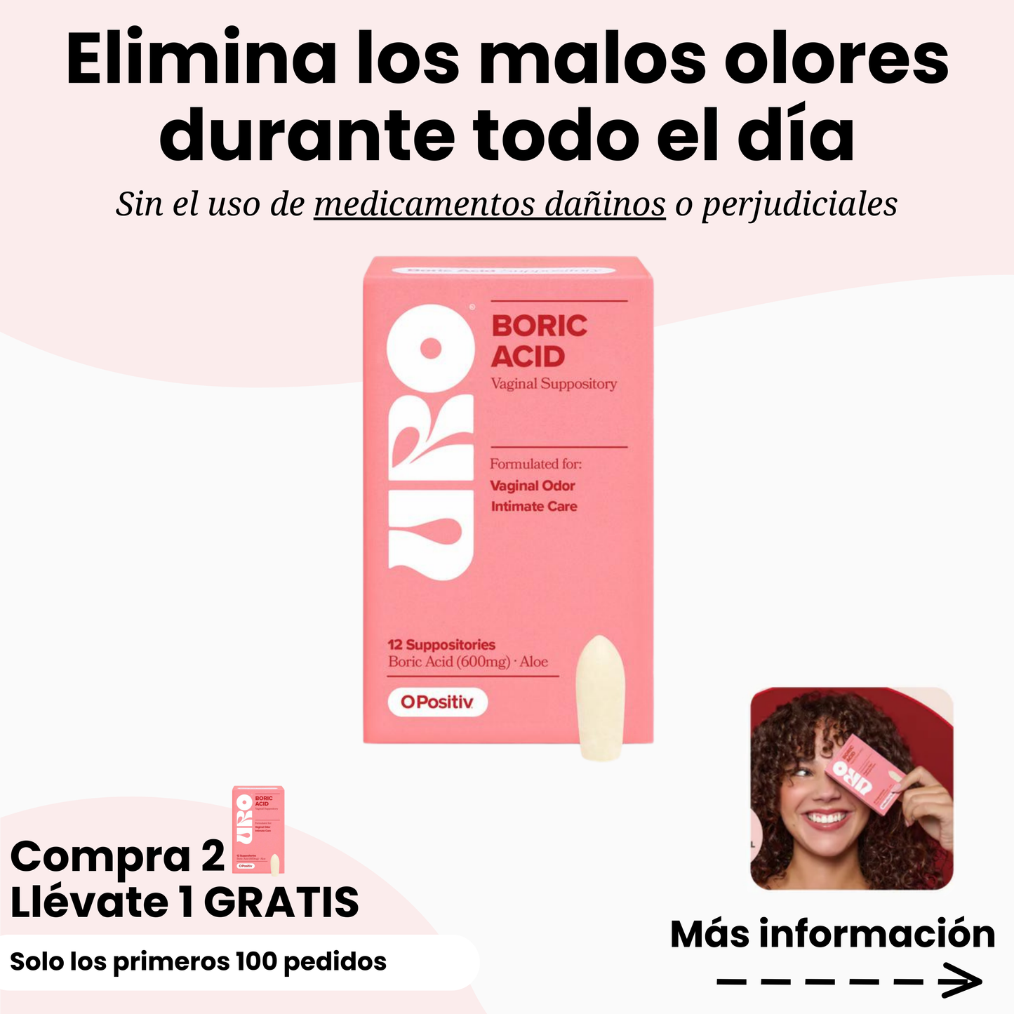 URO -  Cápsulas Vaginales Probióticas