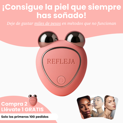 Refleja GlowLift – Masajeador Facial de Microcorriente