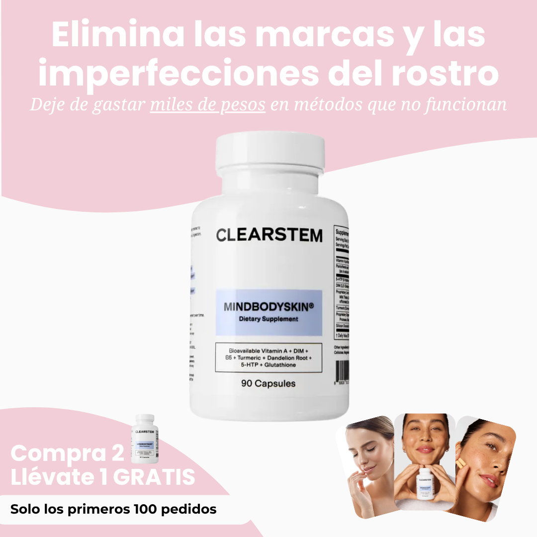 MINDBODYSKIN - Suplemento Anti-Acne