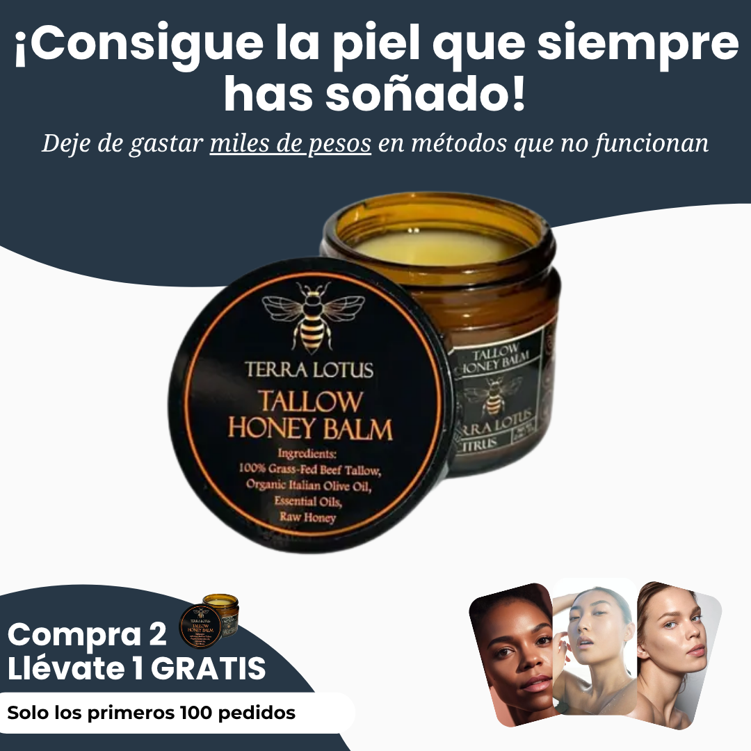 Aura Organic - Bálsamo orgánico de sebo de res alimentada con pasto