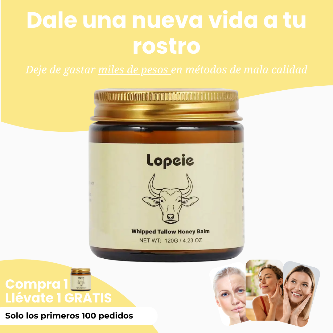 Lopeie - Bálsamo de Sebo de Res y Miel